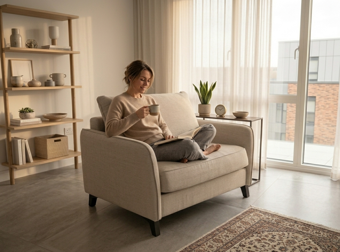 Greg – Myk sovesofa med uttrekkbar funksjon