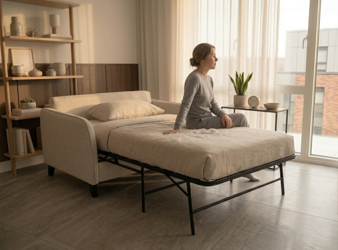 Greg – Myk sovesofa med uttrekkbar funksjon